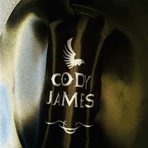 Cowgirl hat, hand burned with Sunflowers & Mountains - Picture 8 of 9